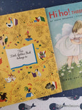 Vintage 1954 1st Printing Hi Ho! Three in a Row Little Golden Book Hardcover