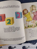 Vintage 1954 1st Printing Hi Ho! Three in a Row Little Golden Book Hardcover