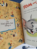 Vintage 1951 1st Printing MGM's Tom & Jerry Little Golden Book Hardcover