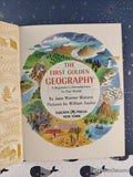 Vintage 1955 1st Printing The First Golden Geography Little Golden Book Hardcover