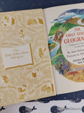 Vintage 1955 1st Printing The First Golden Geography Little Golden Book Hardcover