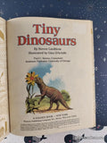 Vintage 1988 1st Printing Tiny Dinosaurs Little Golden Book Hardcover, Like New