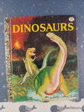 Vintage 1981 16th Printing Dinosaurs Little Golden Book Hardcover
