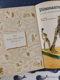 Vintage 1981 16th Printing Dinosaurs Little Golden Book Hardcover