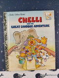 Vintage 1997 1st Edition Chelli & the Great Sandbox Adventure Little Golden Book Hardcover