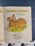 Vintage 1980 4th Printing The Rabbit's Adventure Little Golden Book Hardcover
