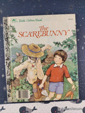 Vintage 1985 The Scarebunny Little Golden Book Hardcover