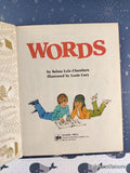 Vintage 1974 Words Little Golden Book Hardcover