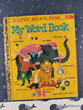 Vintage 1963 1st Printing My Word Book Little Golden Book Hardcover