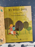 Vintage 1963 1st Printing My Word Book Little Golden Book Hardcover