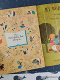 Vintage 1963 1st Printing My Word Book Little Golden Book Hardcover