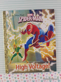 2014 Marvel's Spider-Man: High Voltage! Little Golden Book Hardcover, Like New