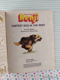 Vintage 1978 Joe Camp's Benji: Fastest Dog in the West Little Golden Book Hardcover