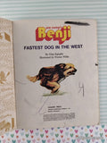 Vintage 1978 Joe Camp's Benji: Fastest Dog in the West Little Golden Book Hardcover