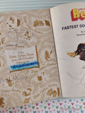 Vintage 1978 Joe Camp's Benji: Fastest Dog in the West Little Golden Book Hardcover