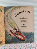 Vintage 1962 1st Printing Supercar Little Golden Book Hardcover