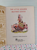 Vintage 1974 11th Printing The Little Golden Mother Goose Little Golden Book Hardcover