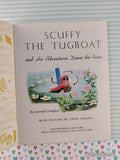 Vintage 1997 Scuffy the Tugboat Little Golden Book Hardcover, Like New
