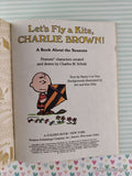 Vintage 1987 Snoopy & Friends: Let's Fly a Kite, Charlie Brown! Little Golden Book Hardcover