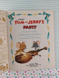 Vintage MGM's Tom & Jerry's Party Little Golden Book Hardcover