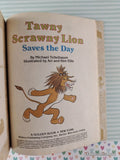 Vintage 1989 1st Printing Tawny Scrawny Lion Saves the Day Little Golden Book Hardcover, Like New