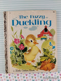 Vintage 1949 1st Printing The Fuzzy Duckling Little Golden Book Hardcover