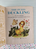 Vintage 1949 1st Printing The Fuzzy Duckling Little Golden Book Hardcover