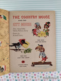 Vintage 1961 1st Printing The Country Mouse & the City Mouse Little Golden Book Hardcover