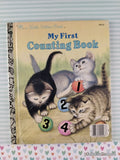 Vintage My First Counting Book Little Golden Book Hardcover