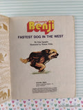 Vintage 1978 Joe Camp's Benji: Fastest Dog in the West Little Golden Book Hardcover