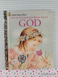 Vintage 1996 My Little Golden Book About God Hardcover