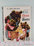 Vintage The Three Bears Little Golden Book Hardcover