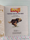Vintage 1978 Joe Camp's Benji: Fastest Dog in the West Little Golden Book Hardcover