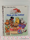 Vintage 1986 Pound Puppies: Pick of the Litter Little Golden Book Hardcover