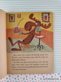Vintage 1962 1st Printing Bullwinkle Little Golden Book Hardcover