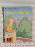 Vintage 1989 Buster Cat Goes Out Little Golden Book Hardcover