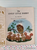 Vintage 1977 23rd Printing The Lively Little Rabbit Little Golden Book Hardcover