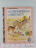 Vintage 1983 The Musicians of Bremen Little Golden Book Hardcover