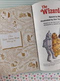 Vintage 1975 1st Printing The Wizard of Oz Little Golden Book Hardcover