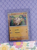 Pokemon TCG Mankey 106/193 Paldea Evolved Holographic Card - NM