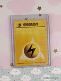 Vintage Energy Lightning 100/102 Base Set Pokemon Card - NM
