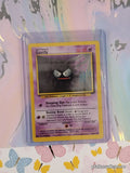 Vintage Common Gastly 50/102 Base Set Non-Holo Pokemon Card - NM