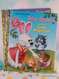 Vintage 2000 1st Editions Peter Cottontail Little Golden Books Set/2 Hardcovers, Like New