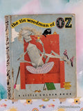 Vintage 1952 1st Printing The Tin Woodman of OZ Little Golden Book Hardcover