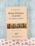 Vintage 1973 (French) Petits Poemes en prose Baudelaire Softcover