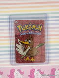 Vintage 2000 Pokemon Farfetch'd #83 Vending Prism Holographic Trading Sticker - NM